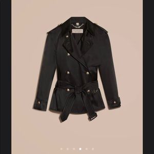 Burberry Silk Trench Jacket